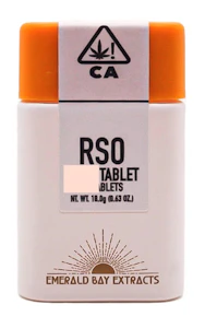 EMERALD BAY - Strawberry Cough THC 25mg (40pk) - Emerald Bay RSO Tablets