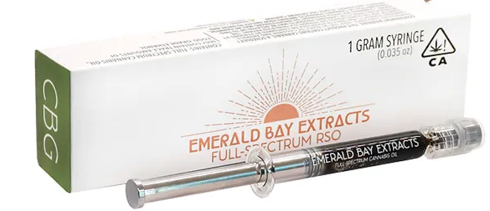 EMERALD BAY - Emerald Bay RSO Syringe - White CBG 646mg