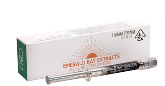 Emerald Bay RSO Syringe - Mendo Sauce CBD 324mg 1:1