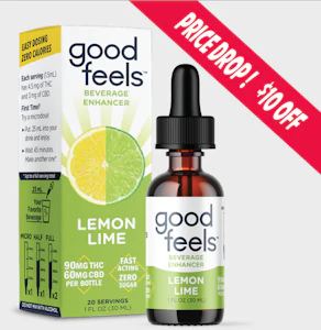 Good Feels - Lemon Lime | Beverage Enhancer | THC:CBD 3:2 | 90mg:60mg | TAX INCLUDED