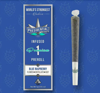 PRESIDENTIAL - Presidential Moon Rock Preroll 1g - Blue Raspberry 50%