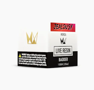 West Coast Cure - WCC Live Resin Badder 1g - Jealousy 70%