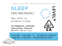 Level | Sleep (CBN:5mg) CBN Tablingual