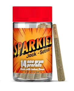 Sparkiez - Sparkiez Preroll 14pk (14g) - Sativa - Jack 21-23%