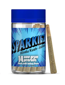 Sparkiez - Sparkiez Preroll 14pk (14g) - Indica - Hindu Kush 20-25%