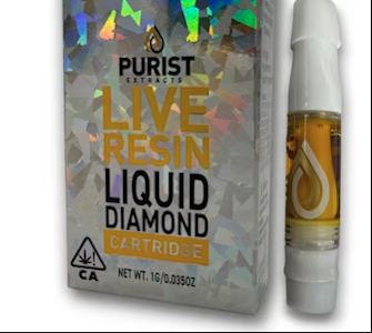 PURIST EXTRACTS - Purist Extracts Liquid Diamond Cartridge 1g - Zushi 84%