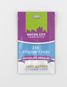 Motor City Cannabites - Chocolate Drizzled Original Crispy FAST 200MG