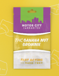 Motor City Cannabites - Banana Nut Brownie FAST 200MG