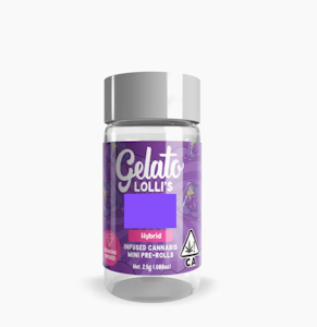 GELATO - Gelato Diamond Infused Preroll 5pk - Grape Pie 36%