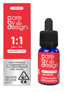 CARE BY DESIGN - CBD 1:1 Drops (15ML) - Care By Design
