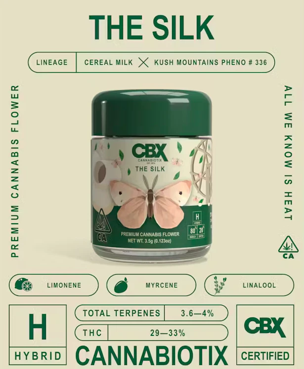 Cannabiotix - The Silk (H) | 3.5g Jar | Cannabiotix Main Image
