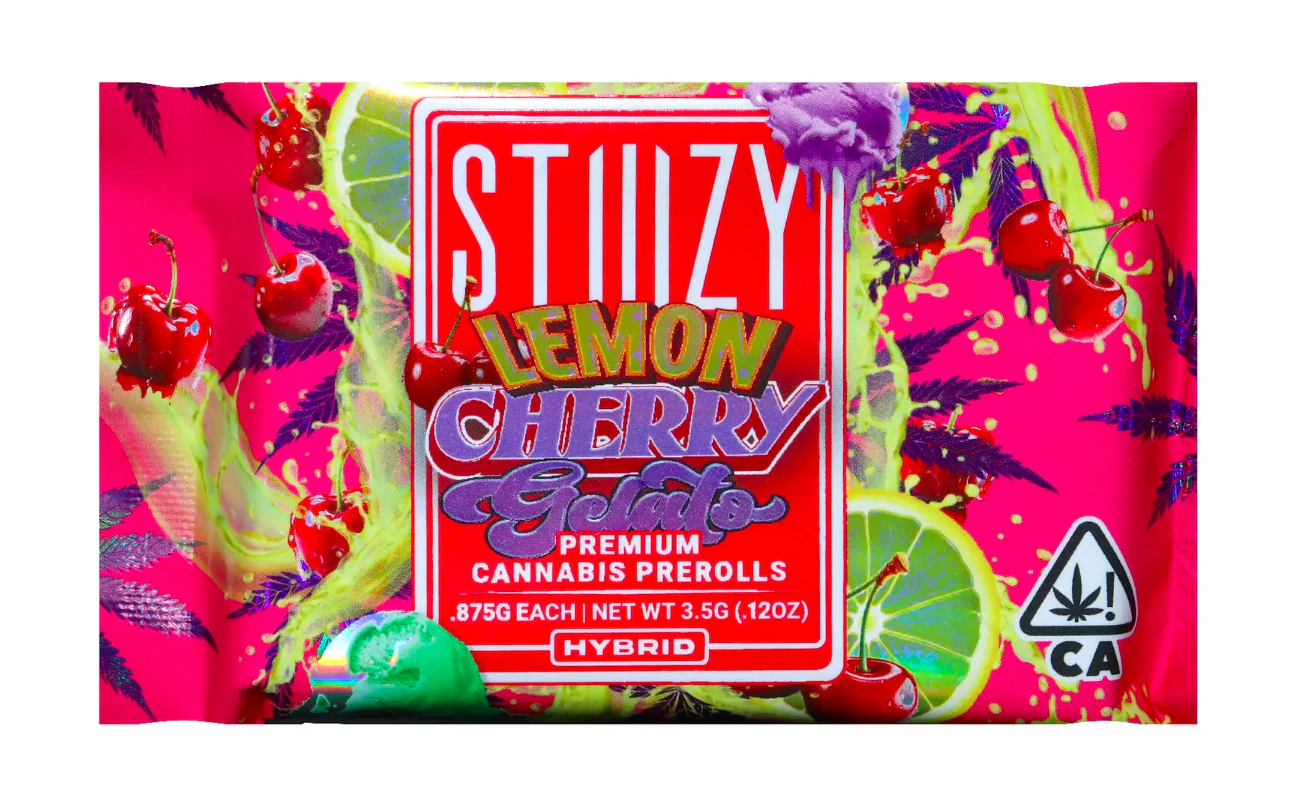 STIIIZY - Lemon Cherry Gelato (H) | Premium Preroll Pack | STIIIZY Main Image