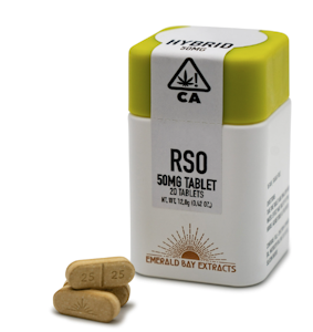 EMERALD BAY - Emerald Bay RSO Tablets - Lemon Cherry Gelato THC 50mg (20pk)