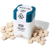 White CBG 25mg <2mg THC (40pk) - Emerald Bay RSO Tablets
