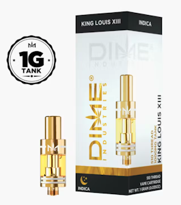 DIME INDUSTRIES - 1g King Louis XIII 89% - Dime Signature Cartridge