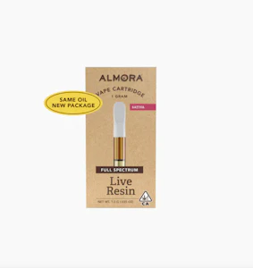 ALMORA FARMS - Almora Live Resin Cartridge 1g - Durban Cookies 71%