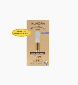 ALMORA FARMS - Almora Live Resin Cartridge 1g  - Donny Burger 73%