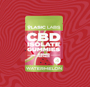 Vlasic Extracts Mini Watermelon CBD Isolate Gummies 100mg