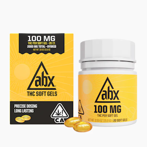 ABSOLUTE XTRACTS - ABX - 100MG THC Capsules (20 Count) 