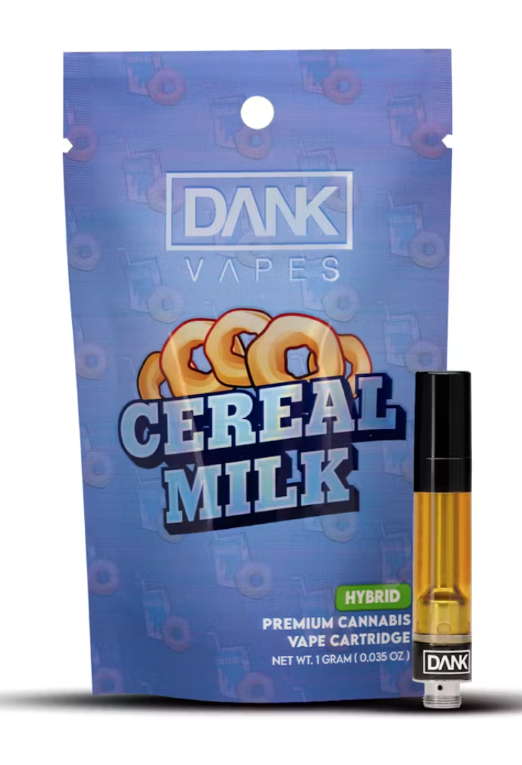 Cereal Milk - Vape Cartridge - 1g - DANK - Demacho Delive