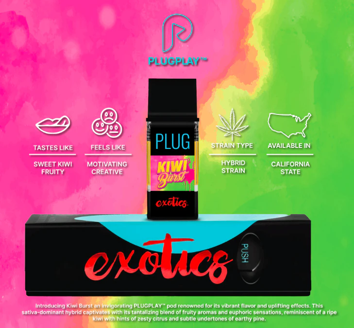 PlugPlay - Kiwi Burst (H) | 1g Pod | Plugplay Main Image