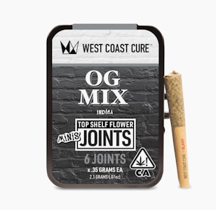 WEST COAST CURE - WCC 6pk Prerolls 2.1g - OG Mix 24%