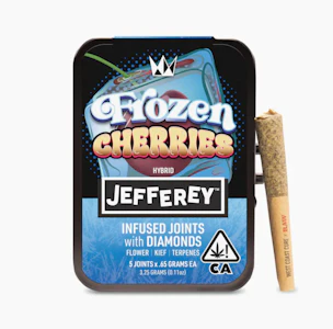 West Coast Cure - WCC Jefferey - Infused 5pk Prerolls - Frozen Cherries 45%