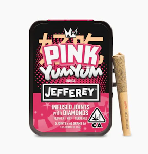 West Coast Cure - WCC Jefferey - Infused 5pk Prerolls - Pink YumYum 40%