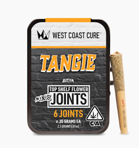 WEST COAST CURE - WCC 6pk Prerolls 2.1g - Tangie 20%