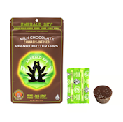 Peanut Butter Cups - 100mg - Milk Chocolate - 10pc (10mg each) - Emerald Sky