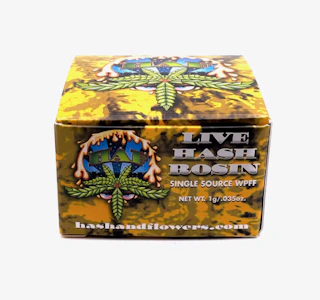 Hash and Flowers - HAF - Live Rosin - Banana Punch 71%