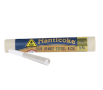 Nanticoke- Sour Orange Diesel Kush- .5g Pre-roll- Sativa Dom.