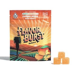 Mango Honeybush 1:1 | Rosin Gummies |  Flavorburst 