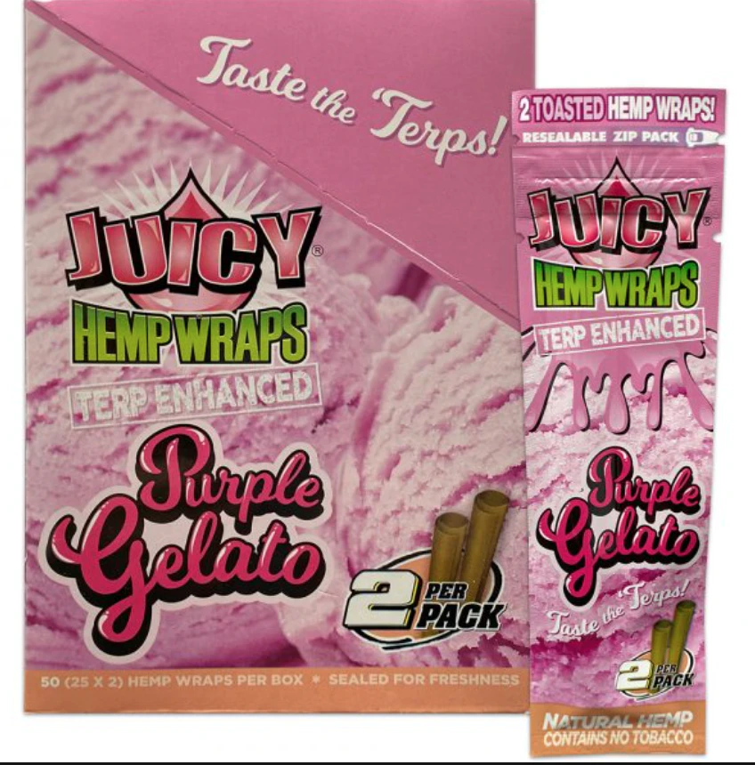 JUICY - Purple Gelato - Juicy Hemp Wraps Main Image