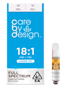 CBD 18:1 Cartridge 1g-Care by Design