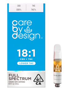 CARE BY DESIGN - CBD 18:1 Cartridge 1g-Care by Design