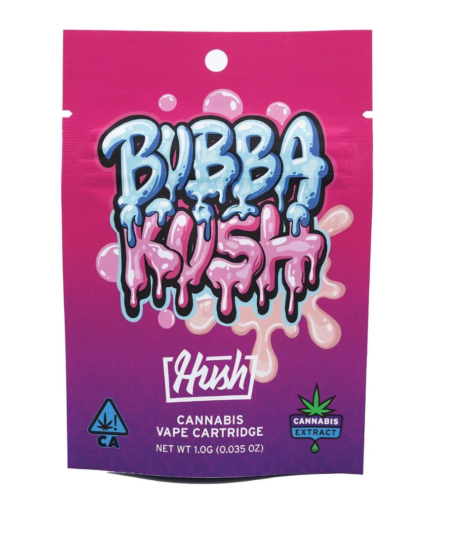 Hush - HUSH - Distillate Cart - 1.0g - Indica - Bubba Kush Main Image