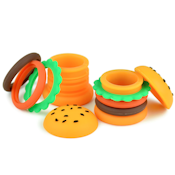 Silicone Hamburger Wax Container 5mL