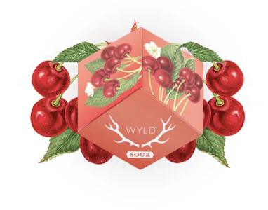 Wyld Gummies - Sour Cherry | Indica | Wyld Gummies
