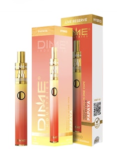 DIME INDUSTRIES - Papaya | Live Reserve 1g Disposable | Dime
