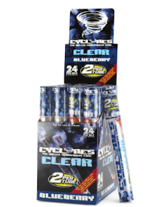 CYCLONES - Blueberry Clear Cones | 2 per tube | TAXES INCLUDED
