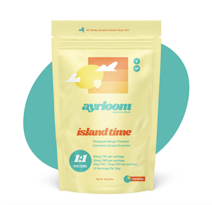 AYRLOOM - Ayrloom - Island Time - 1:1 THC:CBD - Hybrid - 20MG - Gummies