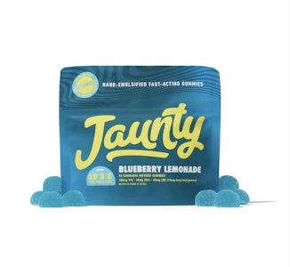 JAUNTY - Jaunty - Blueberry Lemonade - 10:5:2 THC:THCv:CBC - 10Pk - Hybrid - Edible Gummies