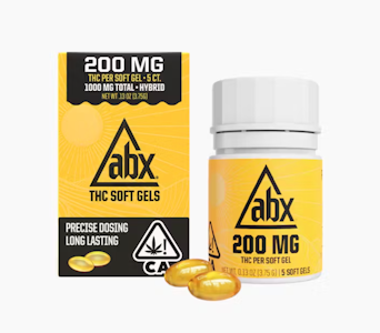 ABSOLUTE XTRACTS - ABX - 200MG THC Capsules (5 Count) 