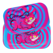 Break Up Rolling Tray w/  Magnetic Lid - Cheshire Cat 