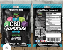 Hemp Bombs - Sleep CBD Gummies