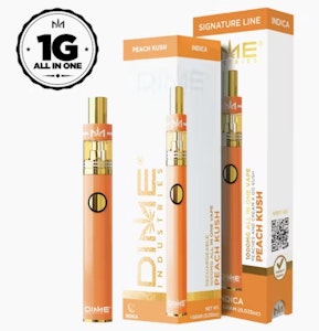 Dime Industries - Peach Kush | 1g Disposable | Dime