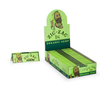 Organic Hemp Slow Burning - Rolling papers - 1-1/4 - Zig Zag