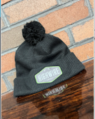 Highwire Farms Embroidered Pom Beanie