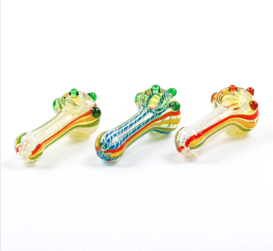 Luv Buds - 3.5" Rasta Latti Spoon Hand Pipe Main Image